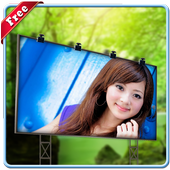 Hoarding photo frames icon