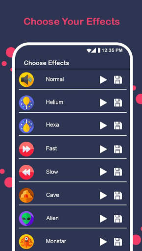 funny voice changer effect editor screenshot 3
