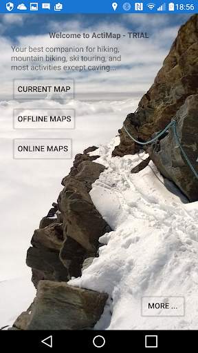 ActiMap FREE - Outdoor maps & GPS (Trial Edition) screenshot 1