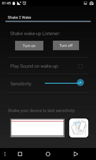 Shake to Wake - Free screenshot 2