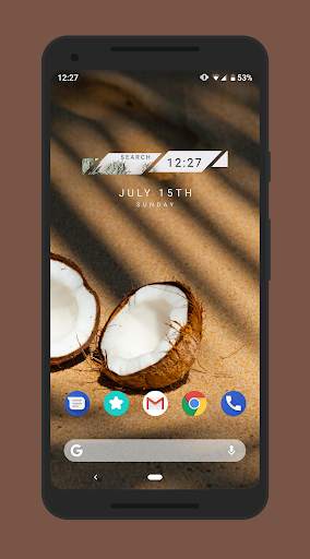 Tropical KWGT screenshot 3