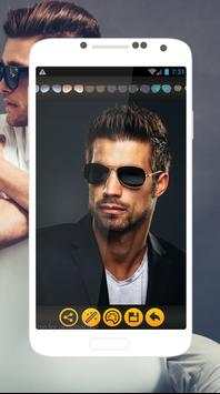 Fashion Men Sunglasses Photo Editor 1 تصوير الشاشة