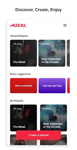 MUZAL - Create Playlists & Discover New Music screenshot 3