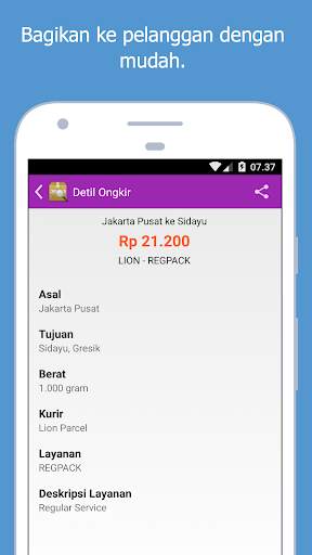 RajaOngkir: Cek Ongkos Kirim screenshot 4