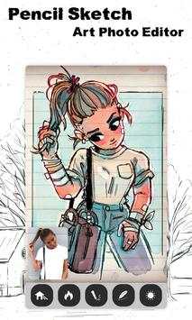 Pencil Sketch Art Photo Editor 1 تصوير الشاشة