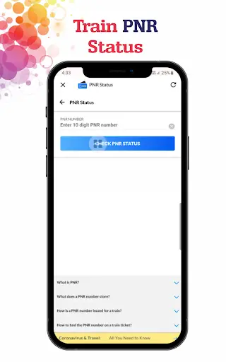 Indian Rail IRCTC, PNR App screenshot 4