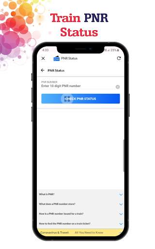 Indian Rail IRCTC, PNR App скриншот 4