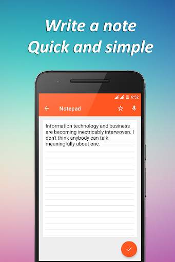 Notepad - With Lock, Backup, Colorful Themes, 2020 5 تصوير الشاشة