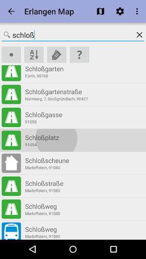 Erlangen Offline City Map screenshot 2
