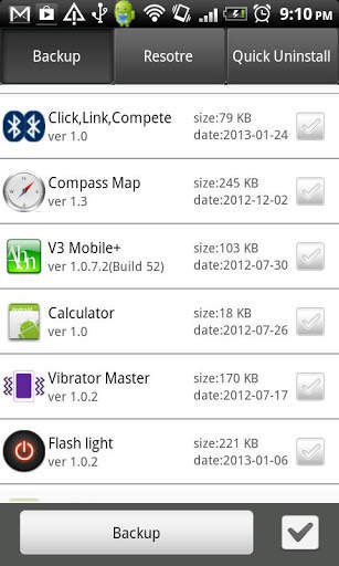 APK manager 1 تصوير الشاشة
