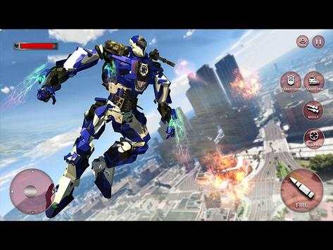 Robot Police Train Transformation FPS Shooter screenshot 12