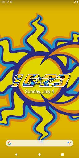 VR46 Clock Widget & Live Wallpapers screenshot 3