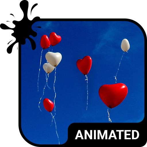 Love Balloons Animated Keyboard   Live Wallpaper 3.63