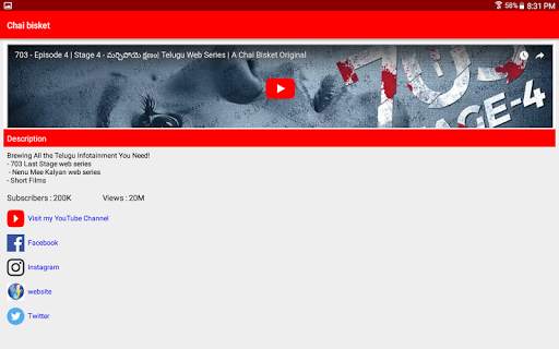 Telugu YouTube Channels screenshot 8