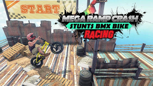 Mega Ramp Stunts Race - BMX Bike Racing Game 2020 screenshot 1