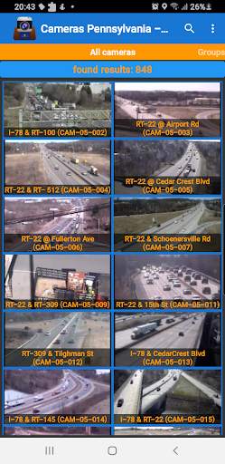 Cameras Pennsylvania - Traffic screenshot 1