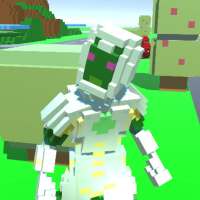 Steel Craft Man vs Tpose Cartoon Cat at Bus City