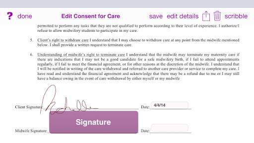Mobile Midwife EHR Client Port screenshot 7