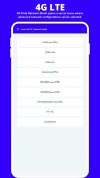 4G LTE Mode - 4G LTE Only screenshot 5