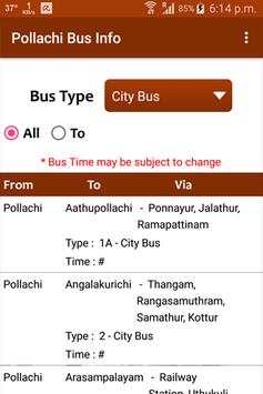 Pollachi Bus Info screenshot 4