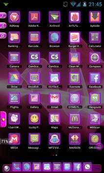 TSF Shell Theme Pink Light HD screenshot 2