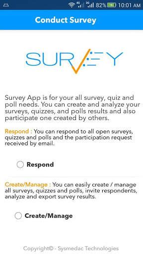Survey App 1 تصوير الشاشة