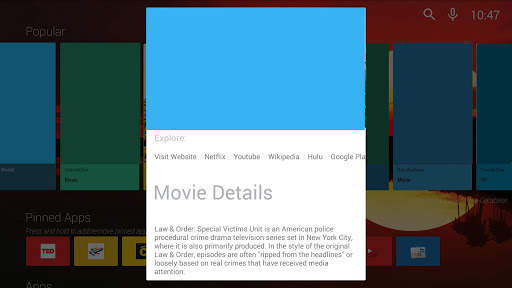 Unwind Launcher for TV BETA screenshot 4