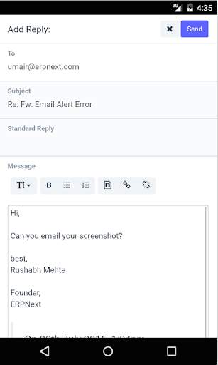 ERPNext Mobile screenshot 5