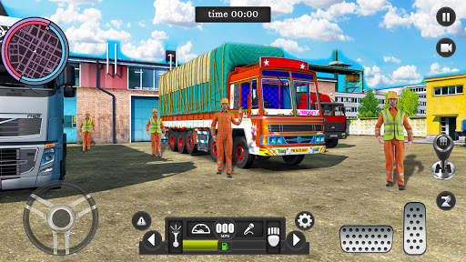 Indian Truck Cargo Simulator 2021:New Lorry Games screenshot 1