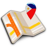 Map of Philippines offline logo