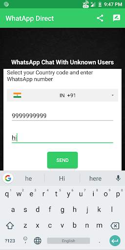 Chat without save number on Watsap - No Ads screenshot 3