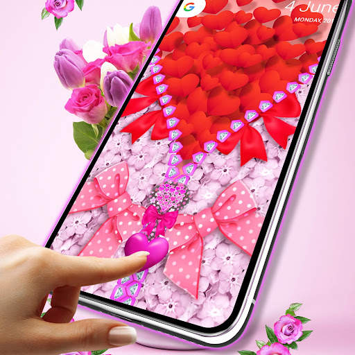Cute lock screen for girls screenshot 4