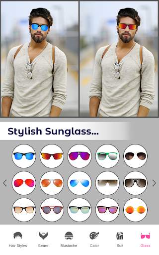 Man Photo Editor - Hair Style Mustache, Suit screenshot 5