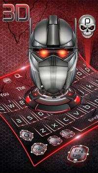 Tech Robot Skull Keyboard Theme screenshot 3