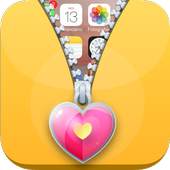 Cute Zipper lock screen wallpaper, Phone lock Free 2.1.9