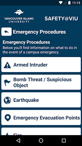 VIU Safety screenshot 3