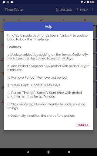 Time Table скриншот 10