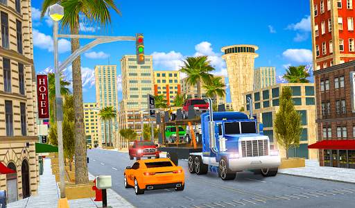 Car Parking Trailer Car Transport screenshot 1