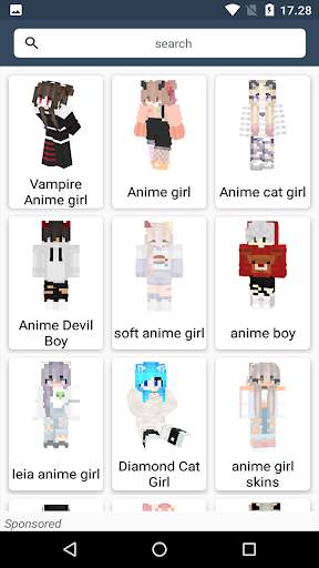 Anime skin for Minecraft screenshot 7