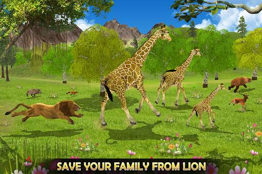 Giraffe Family Life Jungle Sim screenshot 21