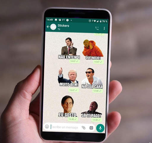 Memes com frases para WhatsApp WAStickersapps 2020 screenshot 4