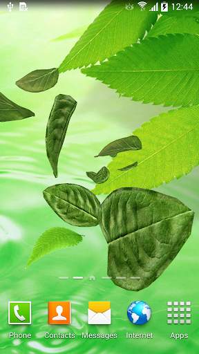 3D Leaves Live Wallpaper screenshot 4