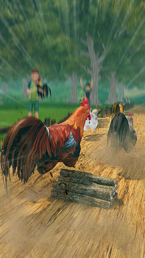 Wild Rooster Animal Run Race- Chicken Farm Racing screenshot 2