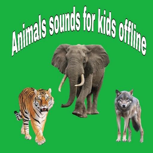 Animals sounds app for kids offline icon