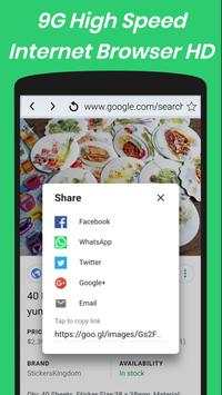 9G Speed Browser: Internet Browser HD Light & Fast screenshot 2