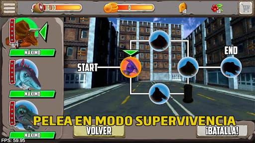 Peleas de dinosaurios - Juego de lucha gratis 2021 screenshot 6