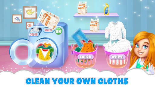 Laundry Washing Shop: Dirty Clothes Cleaning screenshot 1