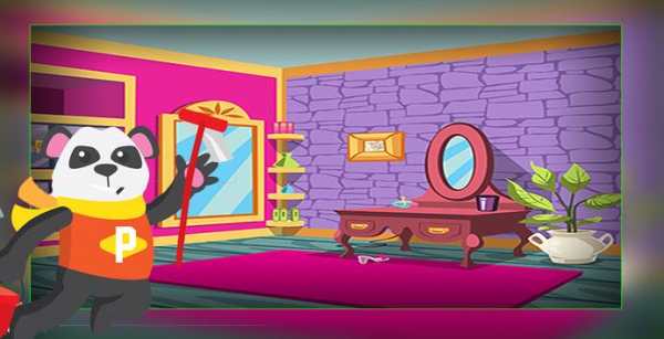 Baby Panda House Cleaning screenshot 1
