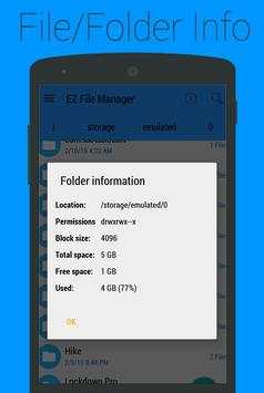 EZ File Manager(Root Explorer) screenshot 5