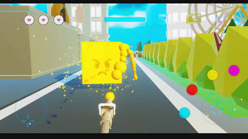 PaintBall-G City 3D Color shooter screenshot 5